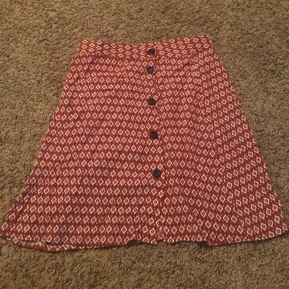 H&M patterned skirt